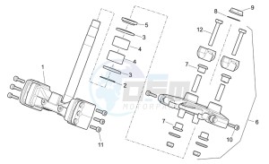 Pegaso Strada-Trail 650 ie drawing Steering - Strada Version