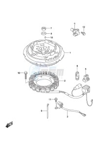 DF 25A drawing Magneto Manual Starter