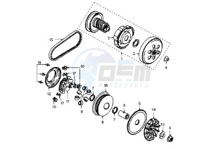 ELYSEO 125-150 - 125 cc drawing CLUTCH