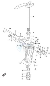 DF 250AP drawing Swivel Bracket