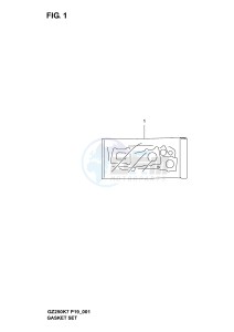 GZ250 (P19) drawing GASKET