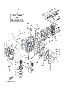 E40JWHL drawing CYLINDER--CRANKCASE