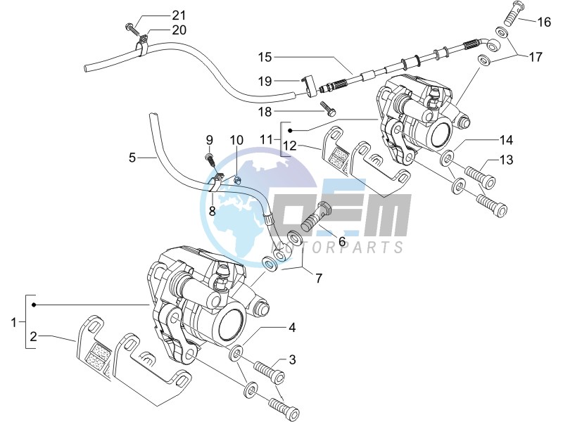 Brakes hose  - Calipers