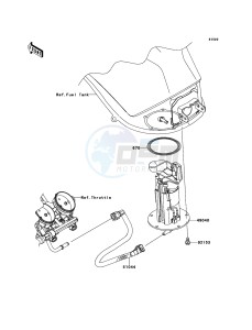 Z1000 ZR1000DCF FR GB XX (EU ME A(FRICA) drawing Fuel Pump