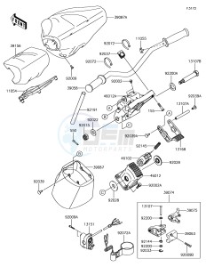 JET SKI ULTRA LX JT1500KJF EU drawing Handlebar