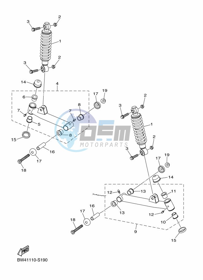 FRONT SUSPENSION & WHEEL