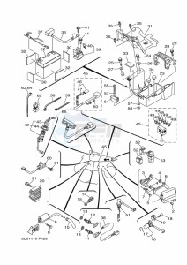 YFM700R YFM70RSSK (2LSV) drawing ELECTRICAL 1