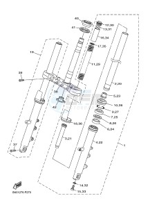 XJ6N 600 XJ6-N (NAKED) CYPRUS drawing FRONT FORK