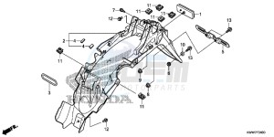 AFS1102SHC drawing REAR FENDER