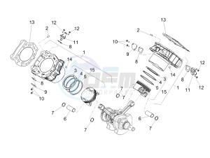 DORSODURO 900 E4 ABS (NAFTA) drawing Cylinder - Piston