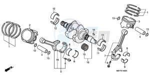 XL1000VA9 Ireland - (EK / ABS) drawing CRANKSHAFT/PISTON