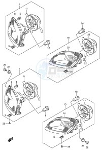 LT-F400 (P24) drawing HEADLAMP (MODEL K5 P24)