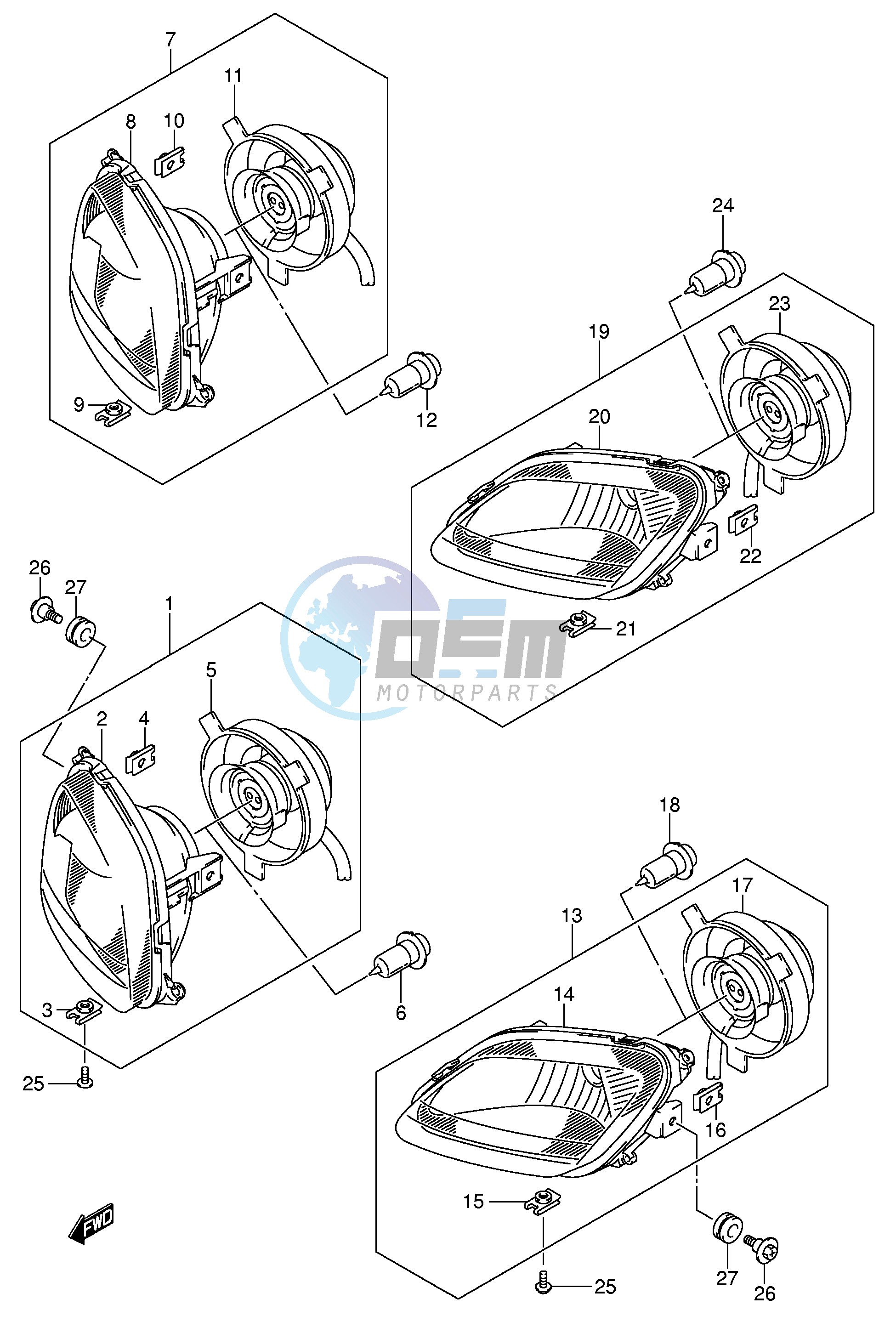 HEADLAMP (MODEL K5 P24)