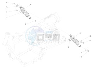 V9 Roamer 850 (EMEA) drawing Shock absorber