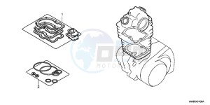 TRX250TEC drawing GASKET KIT A