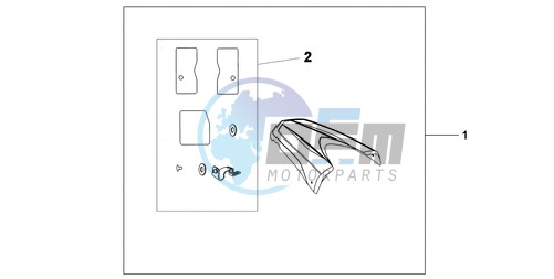 REAR SEAT COWL PEARL COOL WHITE