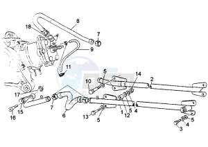 Hexagon LX-LXT 125-180 drawing Radiator Hose