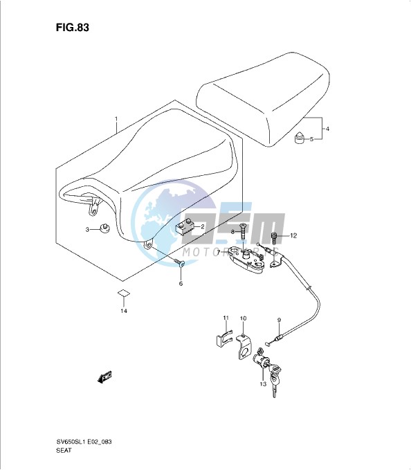 SEAT (SV650SUL1 E24)
