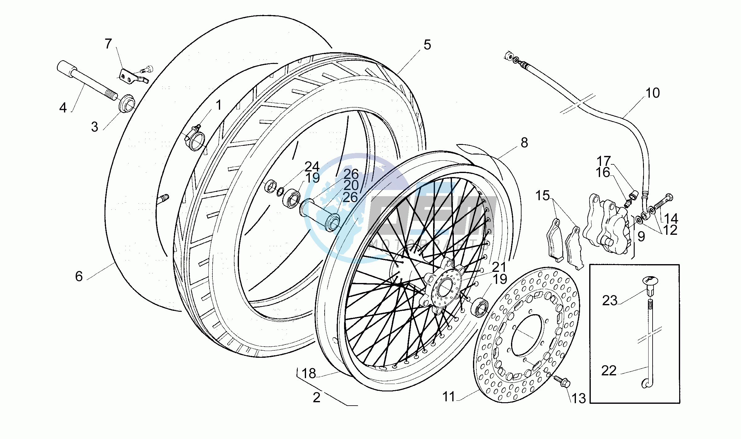 Front wheel