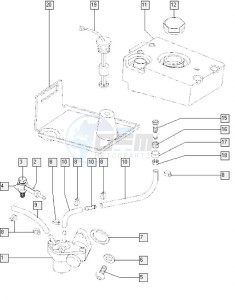 FLEXER_EX_L0-L2 50 L0-L2 drawing Oil pump-oil tank