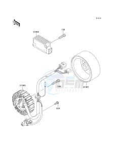 BN 125 A [ELIMINATOR 125] (A6F-A9F) A6F drawing GENERATOR