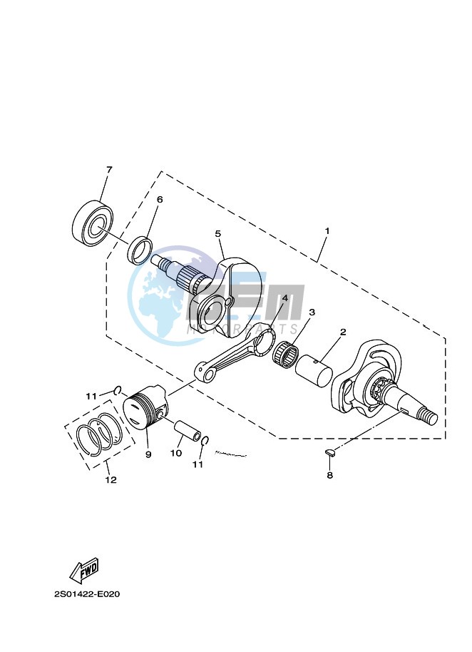 CRANKSHAFT & PISTON