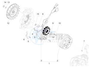 150 Sprint 4T 3V ie (NAFTA) drawing Flywheel magneto