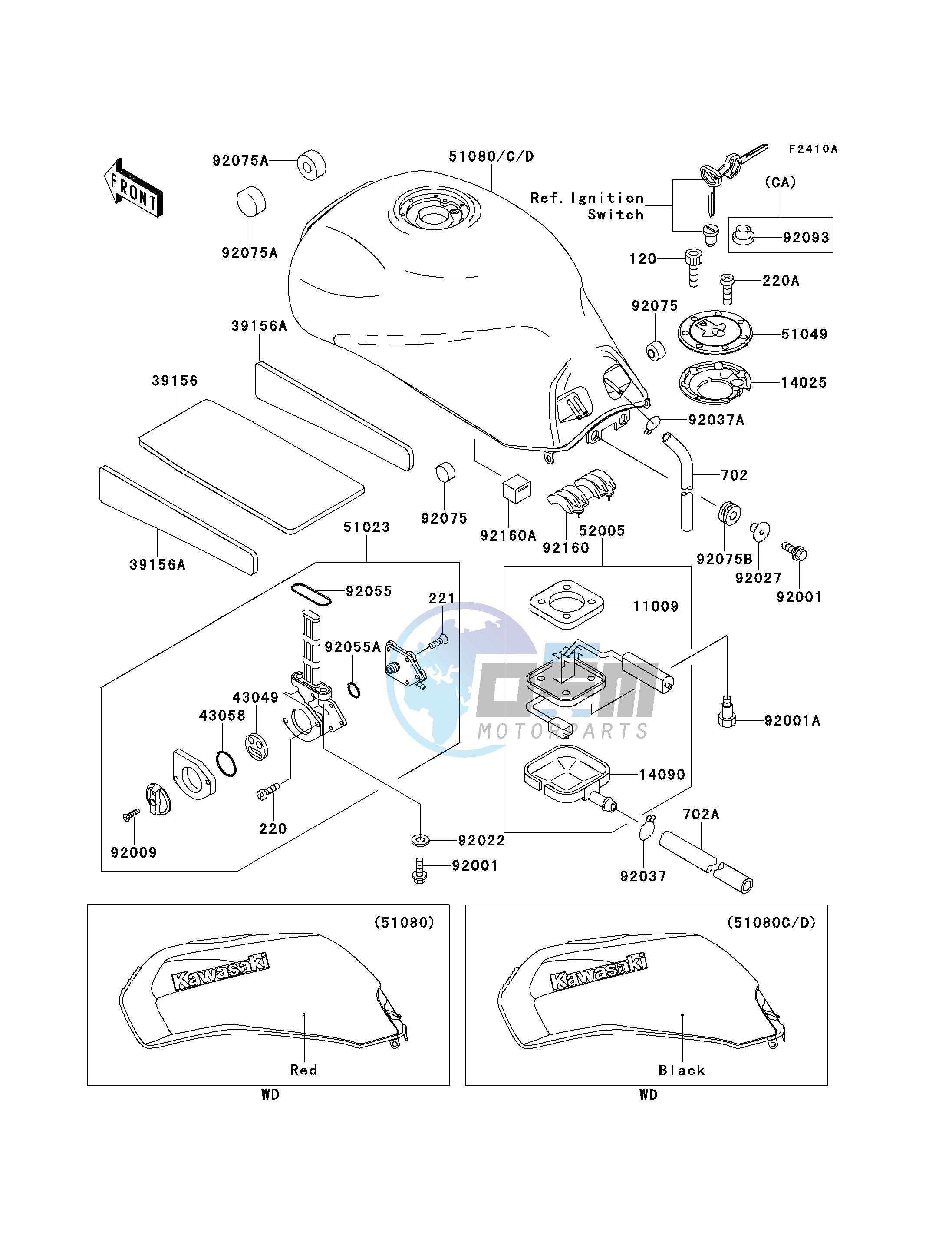 FUEL TANK  -- ZX1100-E2_E3- -