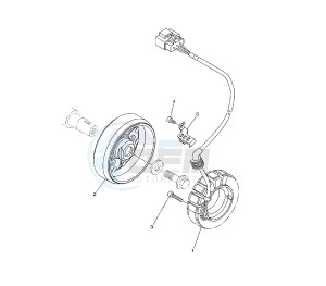 XTZ SUPER TENERE 1200 drawing GENERATOR