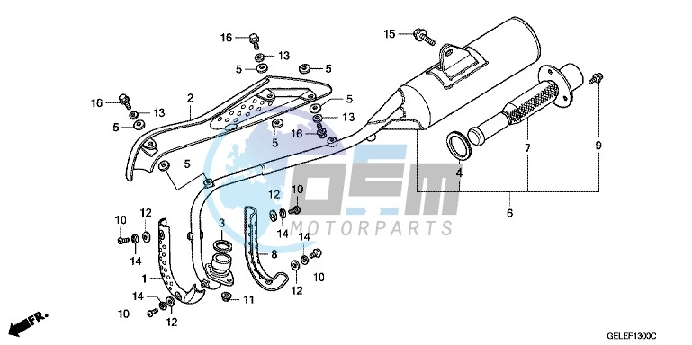 EXHAUST MUFFLER