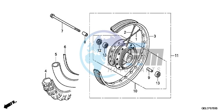 FRONT WHEEL