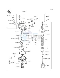 KX 100 B [KX100] (B5-B7) [KX100] drawing CARBURETOR