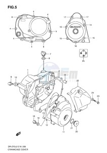 DR-Z70 EU drawing CRANKCASE COVER