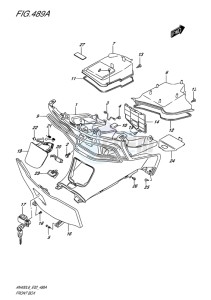 AN400 BURGMAN EU drawing FRONT BOX