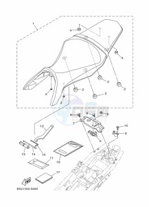 MT-09 MTN850-A (BS2T) drawing SEAT