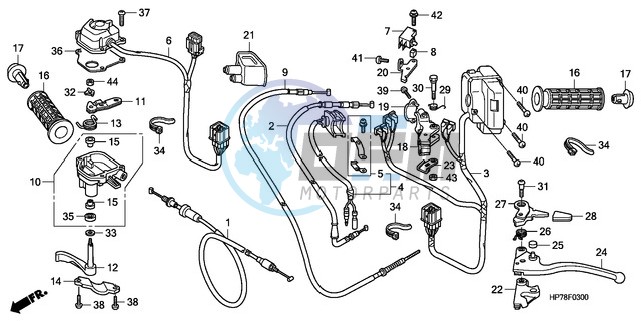 HANDLE LEVER/SWITCH/CABLE