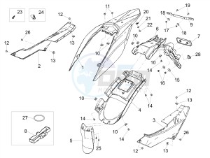 SX 125 E4 (EMEA) drawing Rear body