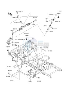 KAF 400 B [MULE 600] (B6F-B9F) B9F drawing FRAME