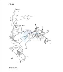 AN400Z drawing FRONT LEG SHIELD (AN400L1 E2)