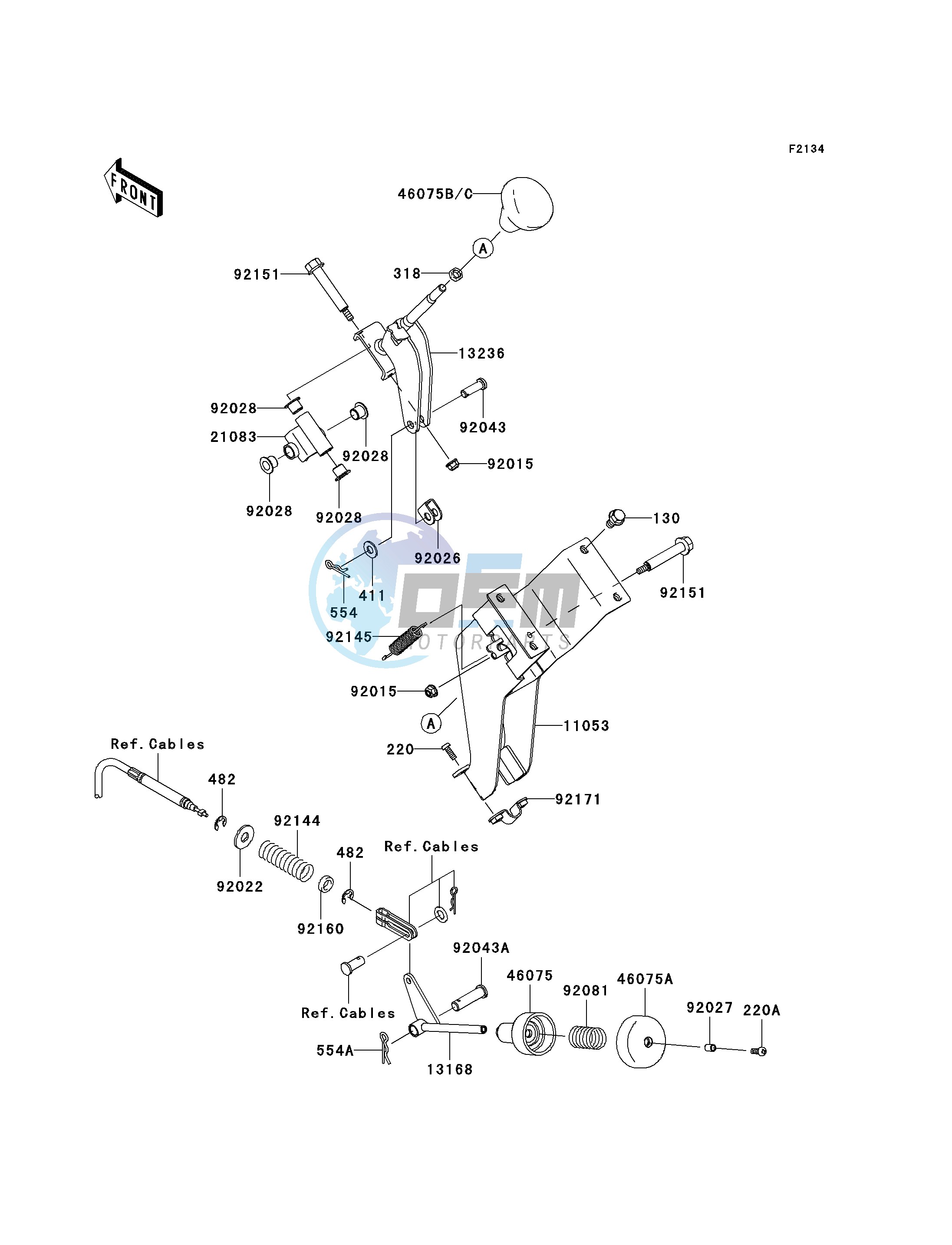 SHIFT LEVER-- S- -