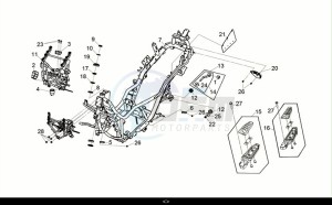 CRUISYM a 125i ABS (LV12W2-EU) (E5) (M1) drawing FRAME BODY