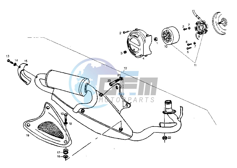 FLYWHEEL-EXHAUST