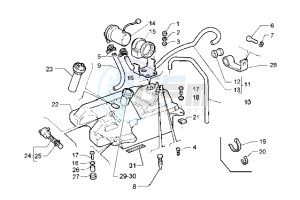 Hexagon 250 GT drawing Fuel Tank