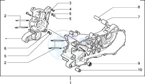 NRG 50 drawing Crankcase