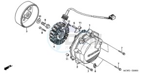 VFR800A9 Ireland - (EK / ABS MME TWO) drawing GENERATOR