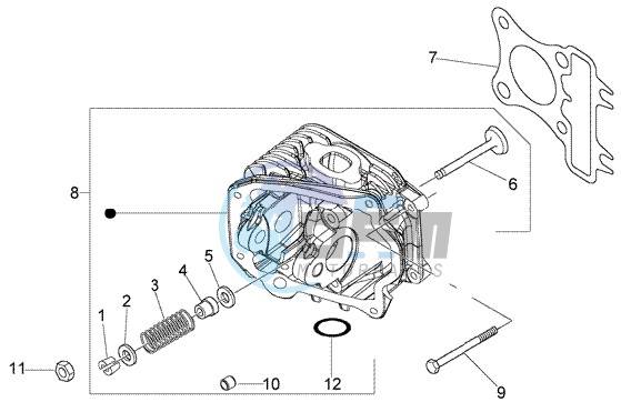 Cylinder head - valves