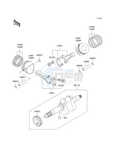 KAF 620 H [MULE 3010 4X4 HARDWOODS GREEN HD] (H6F-H8F) H7F drawing CRANKSHAFT_PISTON-- S- -