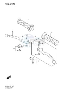 AN400 BURGMAN EU drawing HANDLE LEVER