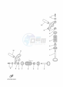 YBR125EGS (43BH) drawing VALVE