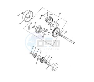 PW 50 drawing CLUTCH